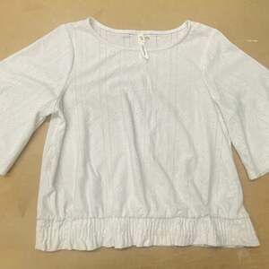 NY Collection Plus Eyelet Knit Top